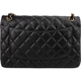Chanel Quilted Lambskin Jumbo Double Flap Crossbody Bag