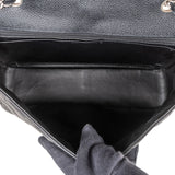 Chanel Quilted Caviar Leather Jumbo Single Flap Crossbody Bag
