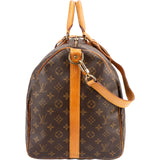 Louis Vuitton Monogram Canvas Keepall 55 Bandoulière Travel Bag