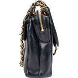Chanel Quilted Lambskin 24K Gold Vintage Front Pocket Camera Shoulder Bag