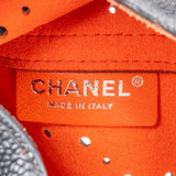 Chanel Perforated Caviar Leather Drawstring Bucket Shoulder Bag