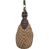 Gucci Monogram GG Canvas Hobo Knotted Handle Shoulder Bag