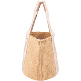 Chloé Raffia Woody Medium Basket Shoulder Bag