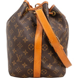 Louis Vuitton Monogram Canvas Sac Noé Petit Shoulder Bag