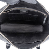 Yves Saint Laurent Croc-Embossed Leather Avec Briefcase Shoulder Handbag