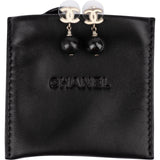 Chanel CC Emblem Resin Bead Drop Stud 2011 Earrings