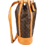 Louis Vuitton Monogram Canvas Randonnee GM  Backpack Shoulder Bag