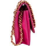 Chanel Caviar Leather Timeless CC Vintage Wallet on Chain Crossbody Bag