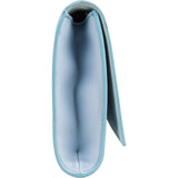 Yves Saint Laurent Light Blue Leather Y Clutch
