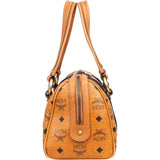 MCM Monogram Visetos Boston Handbag