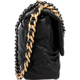 Chanel 19 Quilted Lambskin Single Flap Crossbody Bag Large