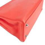 Hermès Grained Togo Leather Palladium Kelly Retourne 32 Handbag