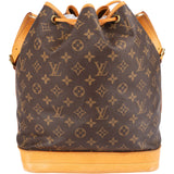 Louis Vuitton Monogram Canvas Sac Noé Grande Shoulder Bag - vintageandkickz