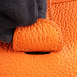 Hermès Orange Togo Leather Evelyne III 33 Crossbody Bag