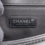 Chanel Quilted Lambskin CC Boy Single Flap Crossbody Bag