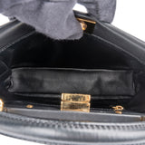 Fendi Black Leather Peekaboo Small Handbag
