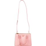 Prada Pink Saffiano Leather Galleria Handbag
