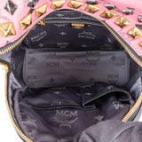 MCM Monogram Visetos Stark Mini Studded Backpack