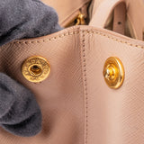 Prada Beige Saffiano Leather Galleria Handbag
