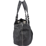 Burberry Blue Label Calfskin Reversible Hobo Shoulder Bag