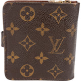 Louis Vuitton Monogram Canvas Compact Zip Wallet