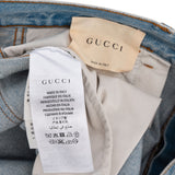Gucci Light Blue Denim Embroidered Bee Women’s Jeans (38 / XL)