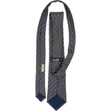 Hermès H Chain Link Pattern Silk Tie Krawatte