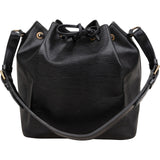 Louis Vuitton Noir Epi Leather Sac Noé Petit Shoulder Bag