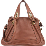 Chloé Grained Leather Paraty Shoulder Handbag