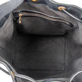 Louis Vuitton Noir Epi Leather Sac Noé Grande Shoulder Bag
