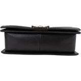 Chanel Quilted Lambskin Medium Boy Single Flap Crossbody Bag