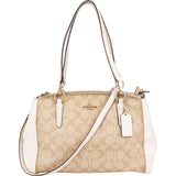 Coach Monogram Signature Christie Carryall Satchel Shoulder Bag