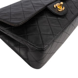 Chanel Quilted Lambskin 24K Gold Medium Double Flap Shoulder Bag