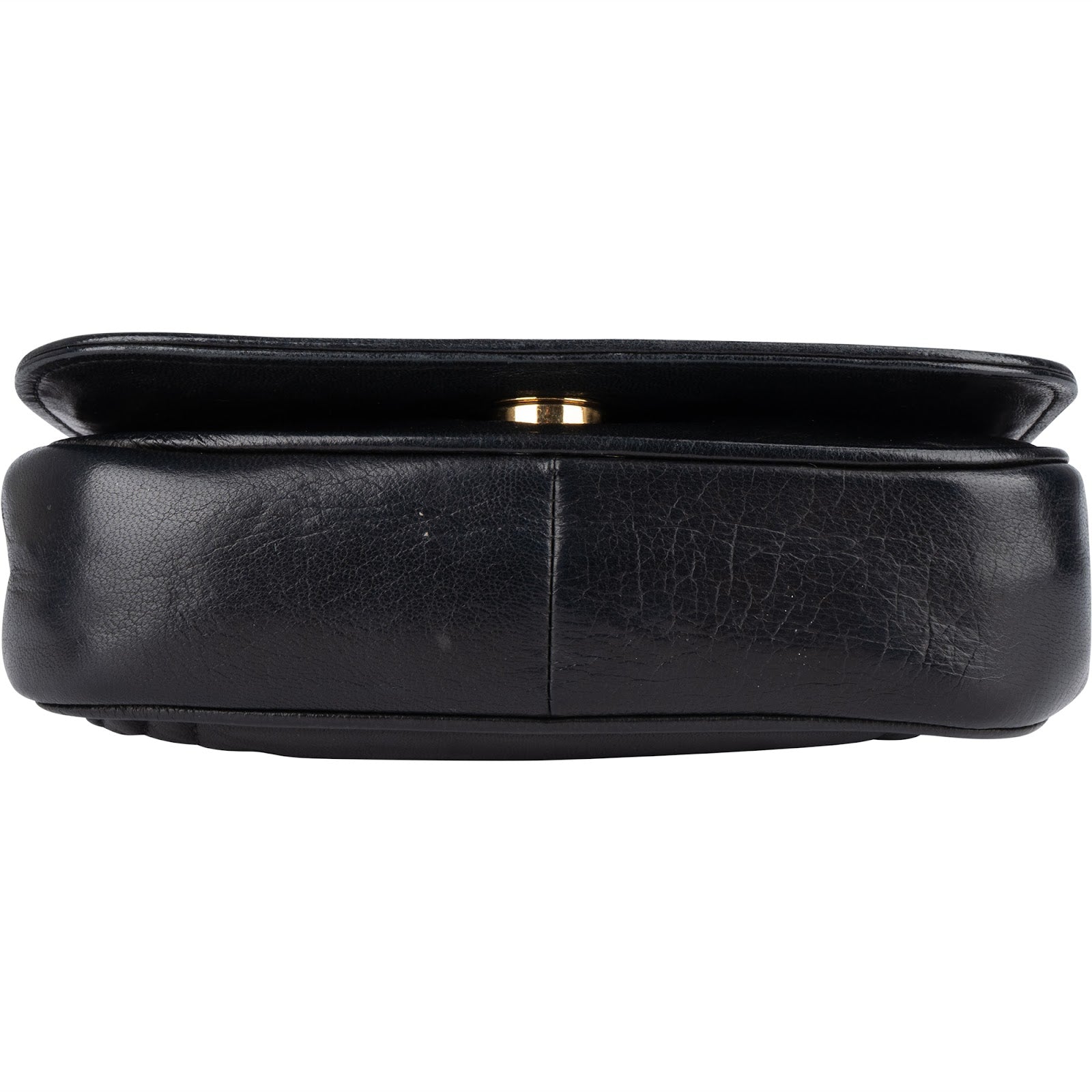 Chanel Lambskin CC Single Flap Camera Crossbody Bag - vintageandkickz