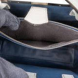 Fendi Light Blue Leather Whipstitch 2Jours Mini Handbag