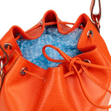 Louis Vuitton Orange Epi Leather NM Sac Noé Petit Shoulder Bag