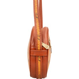 MCM Monogram Visetos Oval Crossbody Bag