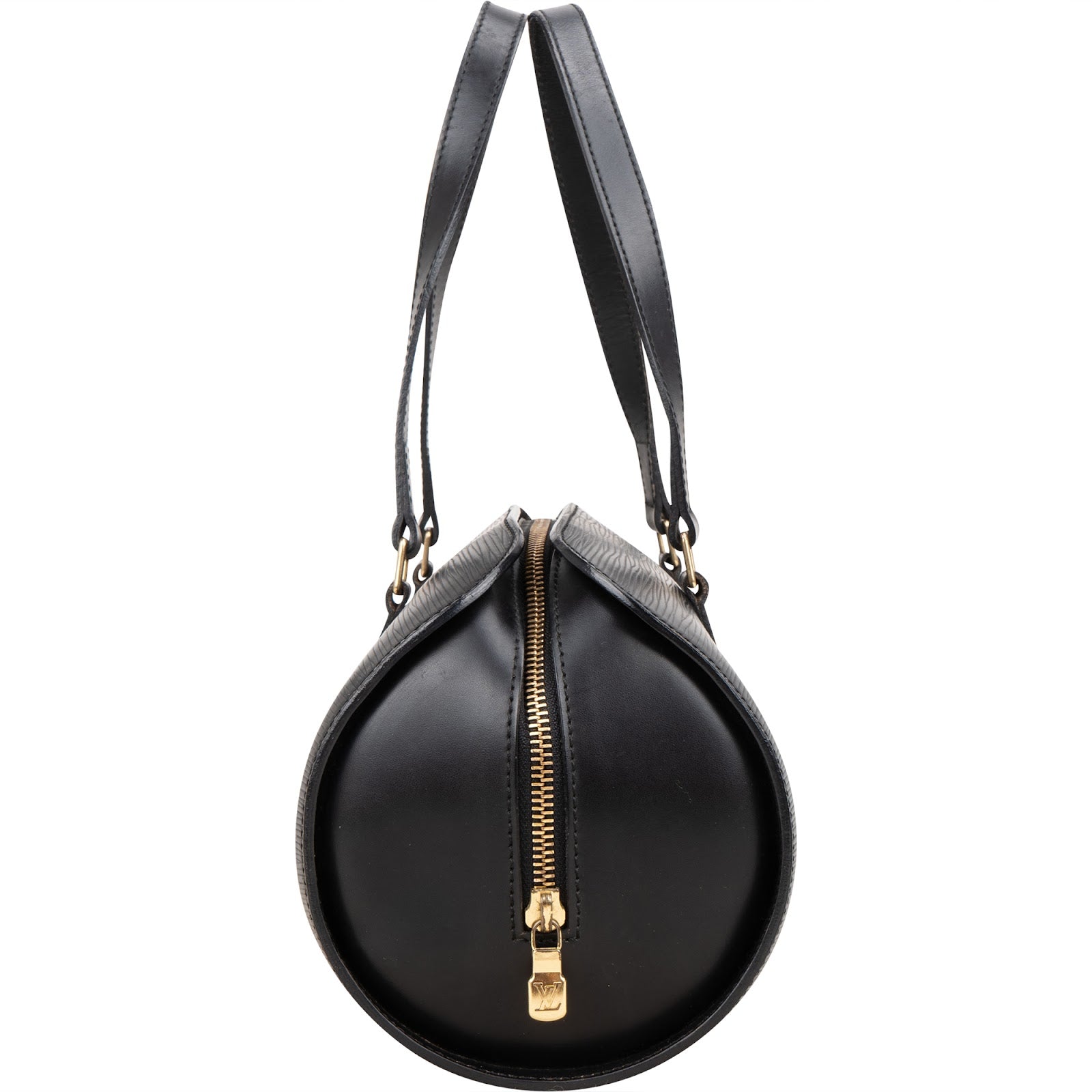 Louis Vuitton Noir Epi Leather Soufflot Handbag - vintageandkickz