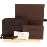 Louis Vuitton Leather Monogram Empreinte Giant Zippy Coin Purse Wallet