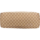 Gucci Monogram GG Canvas Web Stripe Tote Shoulder Bag