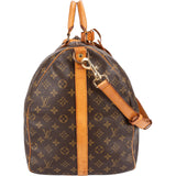 Louis Vuitton Monogram Canvas Keepall 60 Bandoulière Travel Bag