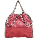 Stella McCartney Metallic Shaggy Small Falabella Fold Over Tote Crossbody Handbag