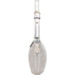 Gucci Silver Monogram GG Pochette Handbag - vintageandkickz