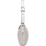 Gucci Silver Monogram GG Pochette Handbag - vintageandkickz