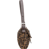 Fendi Monogram FF Zucca Baguette Shoulder Bag