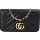 Gucci Matelassé Leather GG Marmont Mini Crossbody Bag
