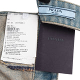 Prada Blue Denim Bralette Top (IT42)