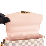 Louis Vuitton Monogram Damier Azur Croisette Handbag
