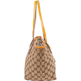 Gucci Monogram GG Canvas Joy Pug Tote Shoulder Bag