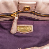 Miu Miu Vitello Lux Leather City Handbag